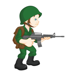 Soldier Army Military Clip art - Heavily armed soldiers 1000*1000 ...