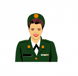 Cartoon Soldier Army officer Clip art - Creative Force,Military ...