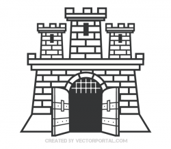 Castle Vector Clip Art Image | Free Vectors | Castle vector ...
