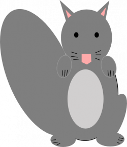 Squirrel Gray Belly Clip Art at Clker.com - vector clip art online ...