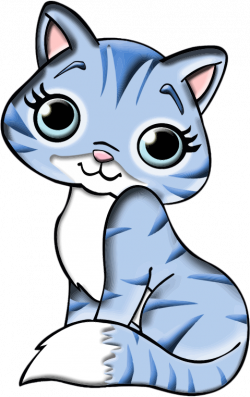 Kitten clipart cute cat - Pencil and in color kitten clipart cute cat