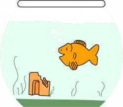 Goldfish | Free Stock Photo | Illustration of a cartoon goldfish in ...