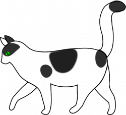 baby-cat-boy-silhouette-cartoon-dog-cats-walk.png (640×585) | Stone ...