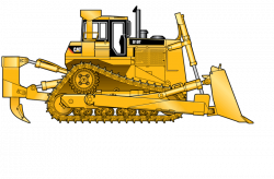 cat bulldozer clipart - OurClipart