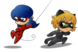 Chibi Ladybug and Chat Noir by vcm1824 on DeviantArt | miraculous ...
