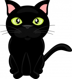 28+ Collection of Black Cat Clipart Transparent Background | High ...