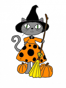 CAT WITCH FUNNY GHOST OWL WITCH FREE HALLOWEEN CLIPART - PNG FORMAT ...