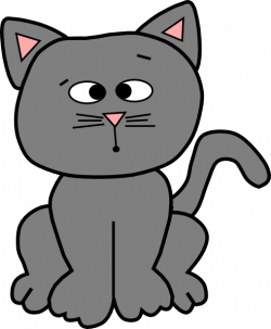 Gray cat clipart clipart images gallery for free download ...