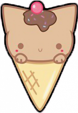 tumblr cute icecream cat kitten food...