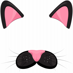 Cat Black Face Mask PNG Clip Art Image | Gallery Yopriceville ...