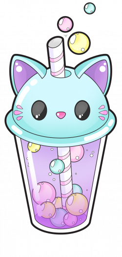 Cute cat bubble tea [Commissions open] by Meloxi on DeviantArt ...