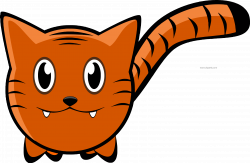 Orange Color Tigger Cat Clipart Png - Clipartly.comClipartly.com