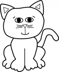 Cat Outline Clip Art at Clker.com - vector clip art online ...