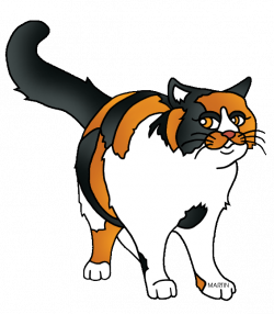 United States Clip Art by Phillip Martin, State Cat of Maryland - Calico