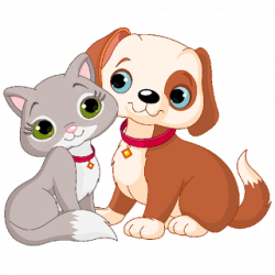 Cat and Dog Clip Art | Cartoon Cat And Dog Clip Art Images ...