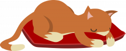 Clipart - Sleeping cat from Glitch