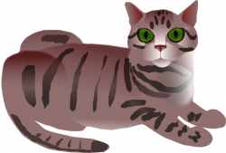 Clipart - Tabby Cat