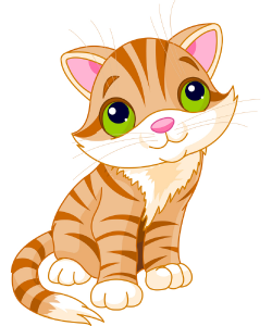 Bashful Kitty | Animal Icons | Cat clipart, Kitten cartoon ...