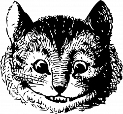 Cheshire Cat Vintage Drawing transparent PNG - StickPNG