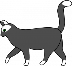Cat Walking Silhouette at GetDrawings.com | Free for personal use ...