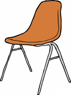 OnlineLabels Clip Art - Modern Chair 3/4 Angle