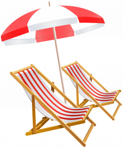 Beach Umbrella and Chairs PNG Clip Art Image | Gallery Yopriceville ...