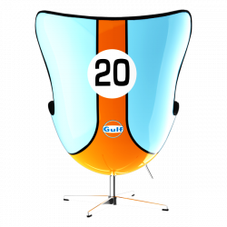 917 LM20E Gulf Art Egg Chair from Racing & Emotion - Choice Gear