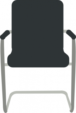 Desk Chair Black Clipart | i2Clipart - Royalty Free Public Domain ...