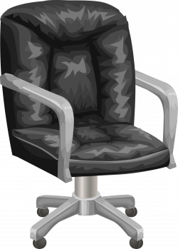 Clipart - Black office chair from Glitch