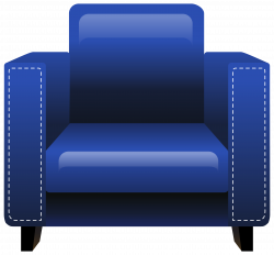 Blue Armchair PNG Clipart Image | Gallery Yopriceville - High ...