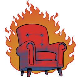 Chair clipart hot seat - Pencil and in color chair clipart hot seat