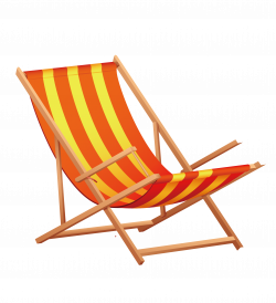 Umbrella Chair Beach Clip art - Red and yellow beach loungers 2173 ...