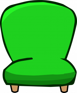 Green Plush Chair | Club Penguin Wiki | FANDOM powered by Wikia