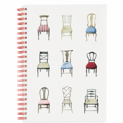 Musical Chairs A5 wiro notebook – Laura Stoddart