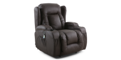 Rockingham Electric Recliner Chair with Massage and Heat in Brown
