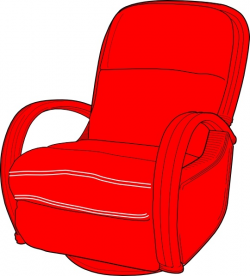 Lounge Chair Red clip art Free vector in Open office drawing ...