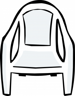 Image - White Plastic Chair.PNG | Club Penguin Wiki | FANDOM powered ...