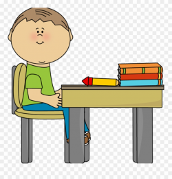 School Kids Clip Art - Sit In Chair Clip Art - Png Download ...