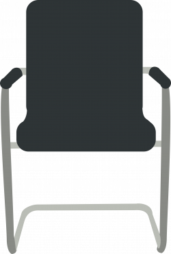 Clipart - Desk Chair- Black