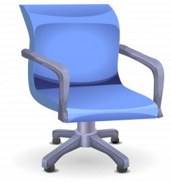 Blue office chair Icons PNG - Free PNG and Icons Downloads