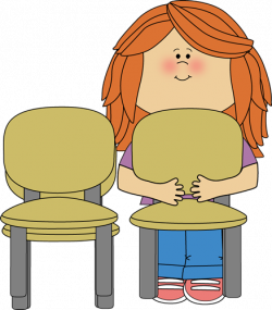 Girl Classroom Chair Stacker Clip Art - Girl Classroom Chair ...