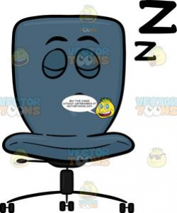 Swivel Desk Chair Sleeping Soundly