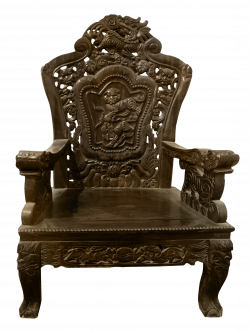 Transparent Carved Wooden Chair PNG Picture | Gallery Yopriceville ...