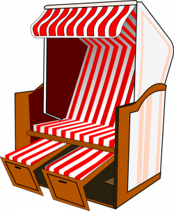 Free Red Beach Chair Clip Art | *** Art 