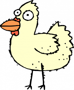 Funny Chicken Cartoon Clip Art Picture