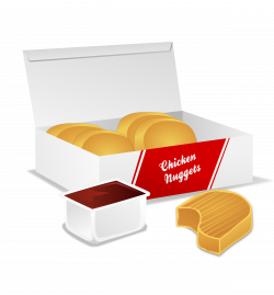 Clipart - Chicken Nuggets