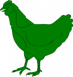 Green Chicken Clip Art at Clker.com - vector clip art online ...