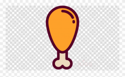 Chicken Drumstick Icon Clipart Chicken Thighs Clip - Pushpin ...