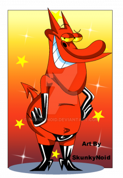 Cow and Chicken - Sexy Red by SkunkyNoid on DeviantArt