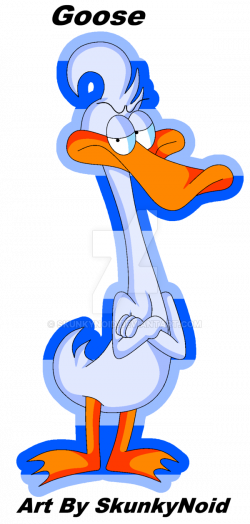 Cow and Chicken OC - Annoyed Goose by SkunkyNoid on DeviantArt